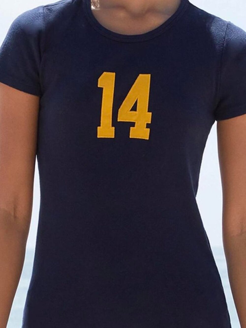 Brandy Melville Blue & Yellow 14 T-Shirt